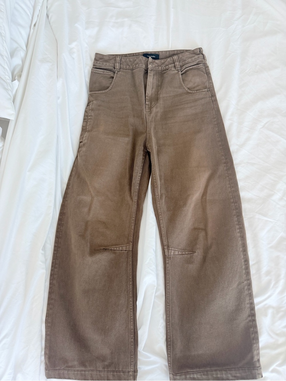 Entire Studios Gem mid-rise wide-leg jeans